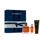 EMPORIO ARMANI STRONGER WITH YOU INTENSELY 100ML GIFT SET